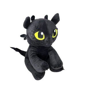 Retired  Build a Bear Toothless How To Train Your Dragon Plush 12" 2014